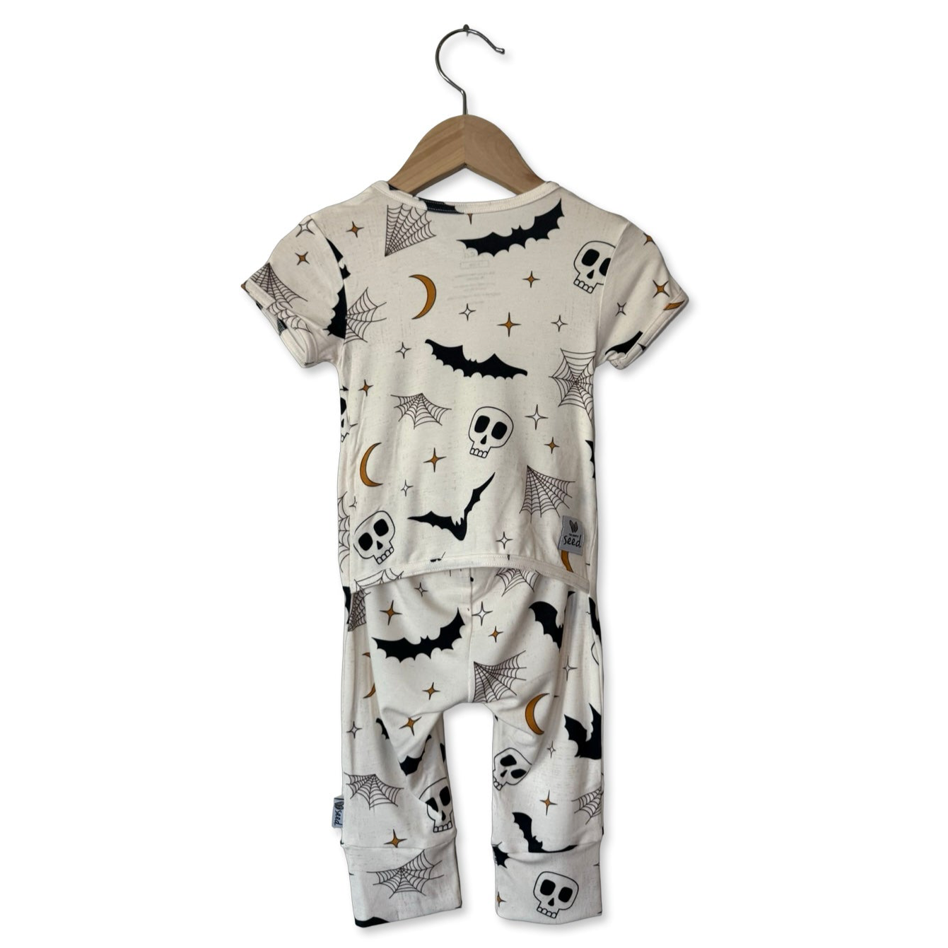 Bats & Boneheads Short Long Romper