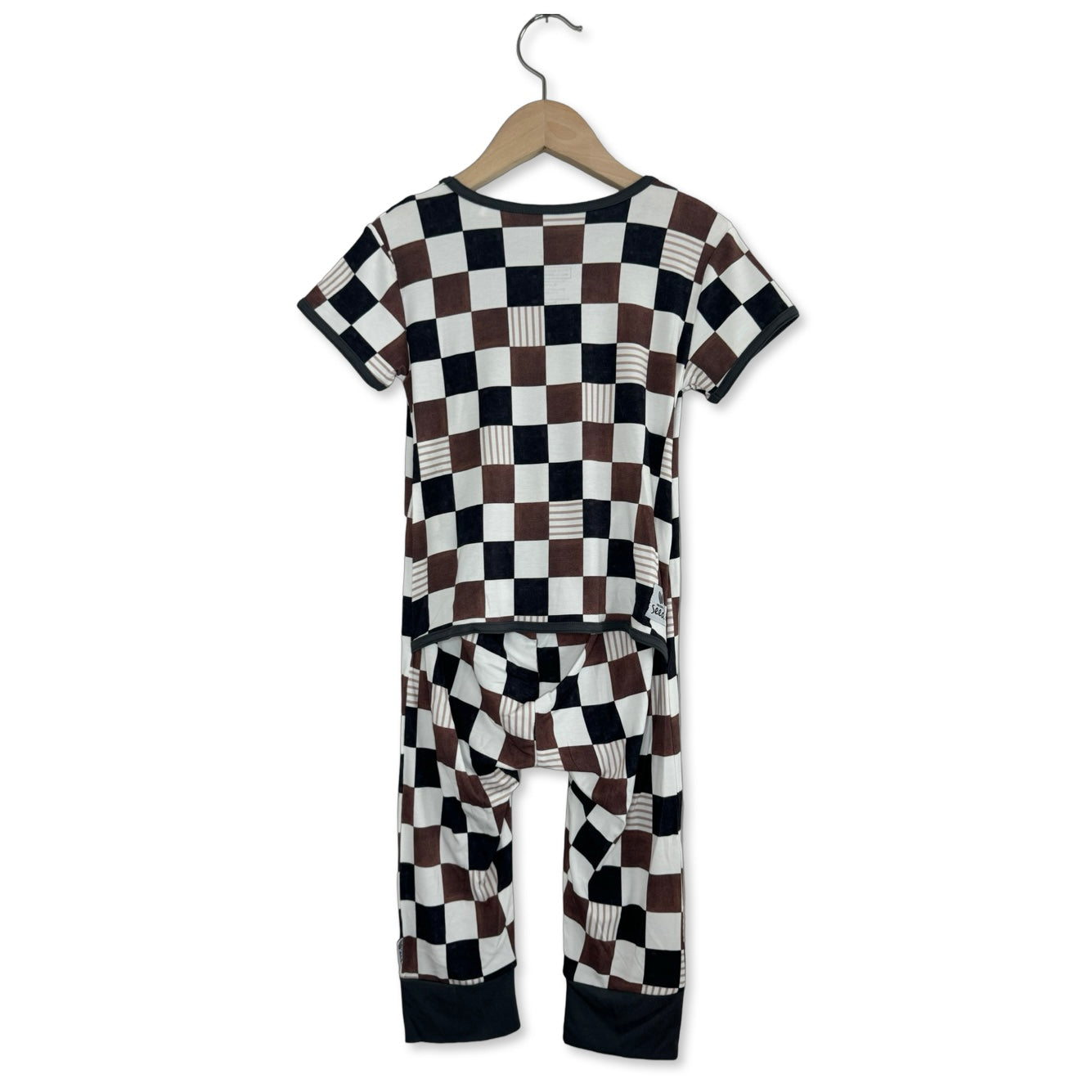 On Your Mark Short Long Romper