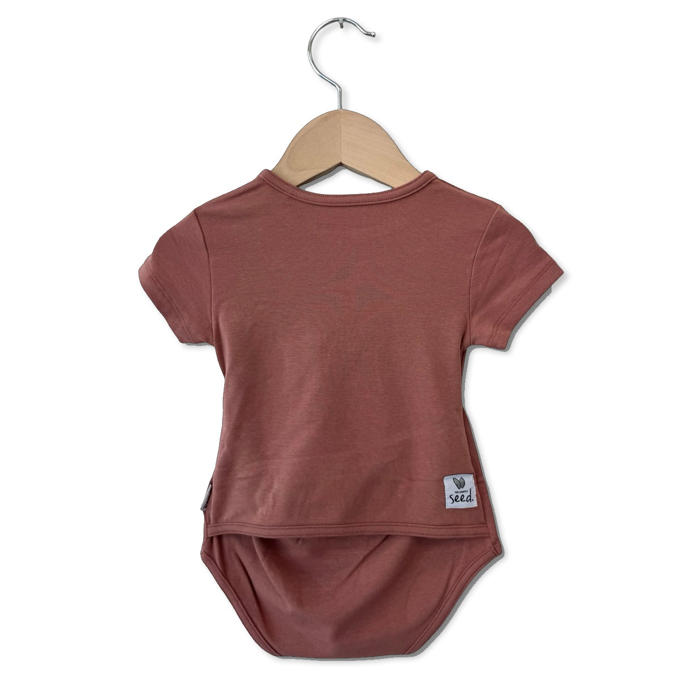 Red Rock Snuggle Bug Short Sleeve Bodysuit Luxe Edition | Cotton Bamboo Blend