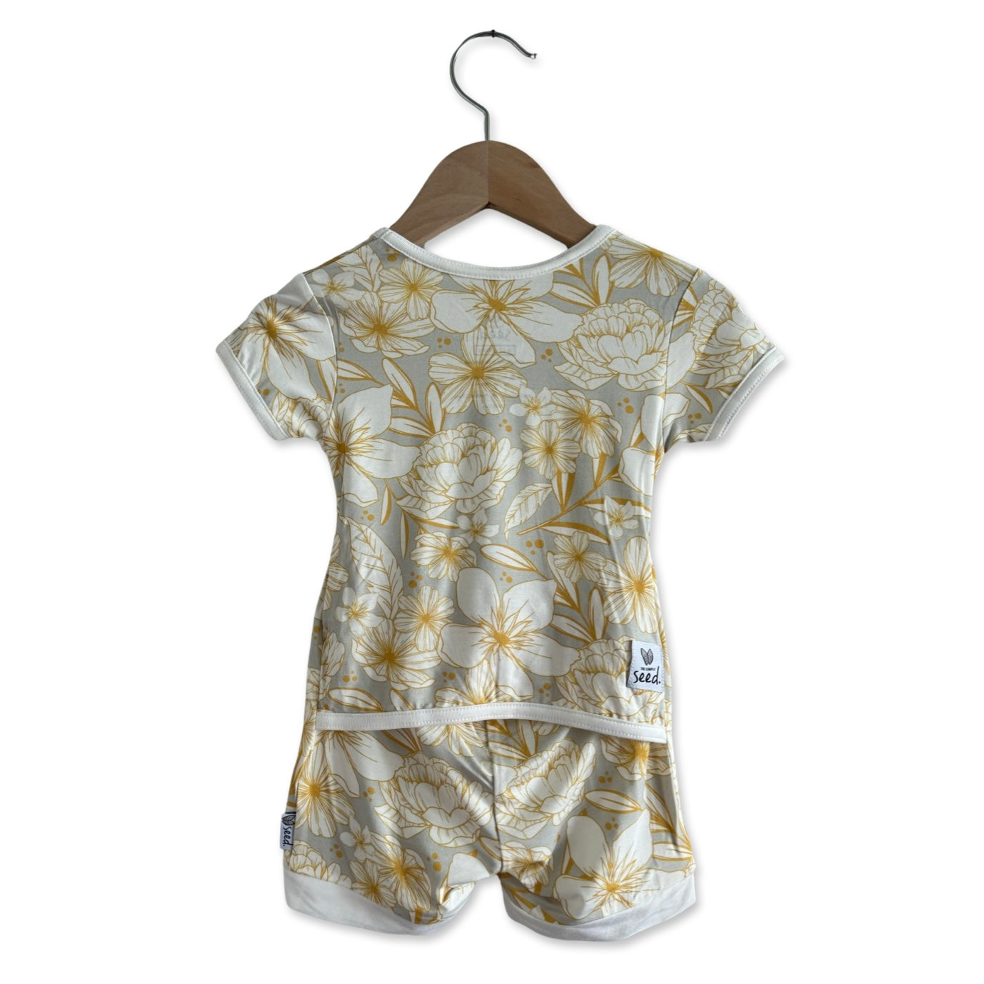 Magnolia Blossom Shorty Romper