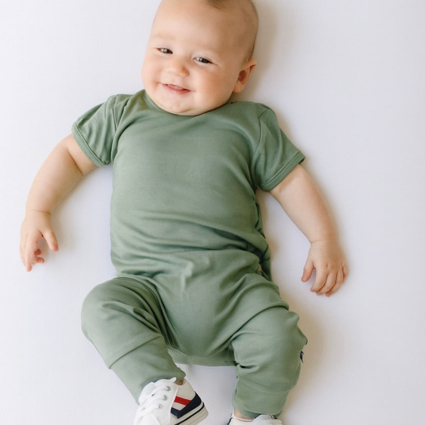 Succulent Short Long Romper