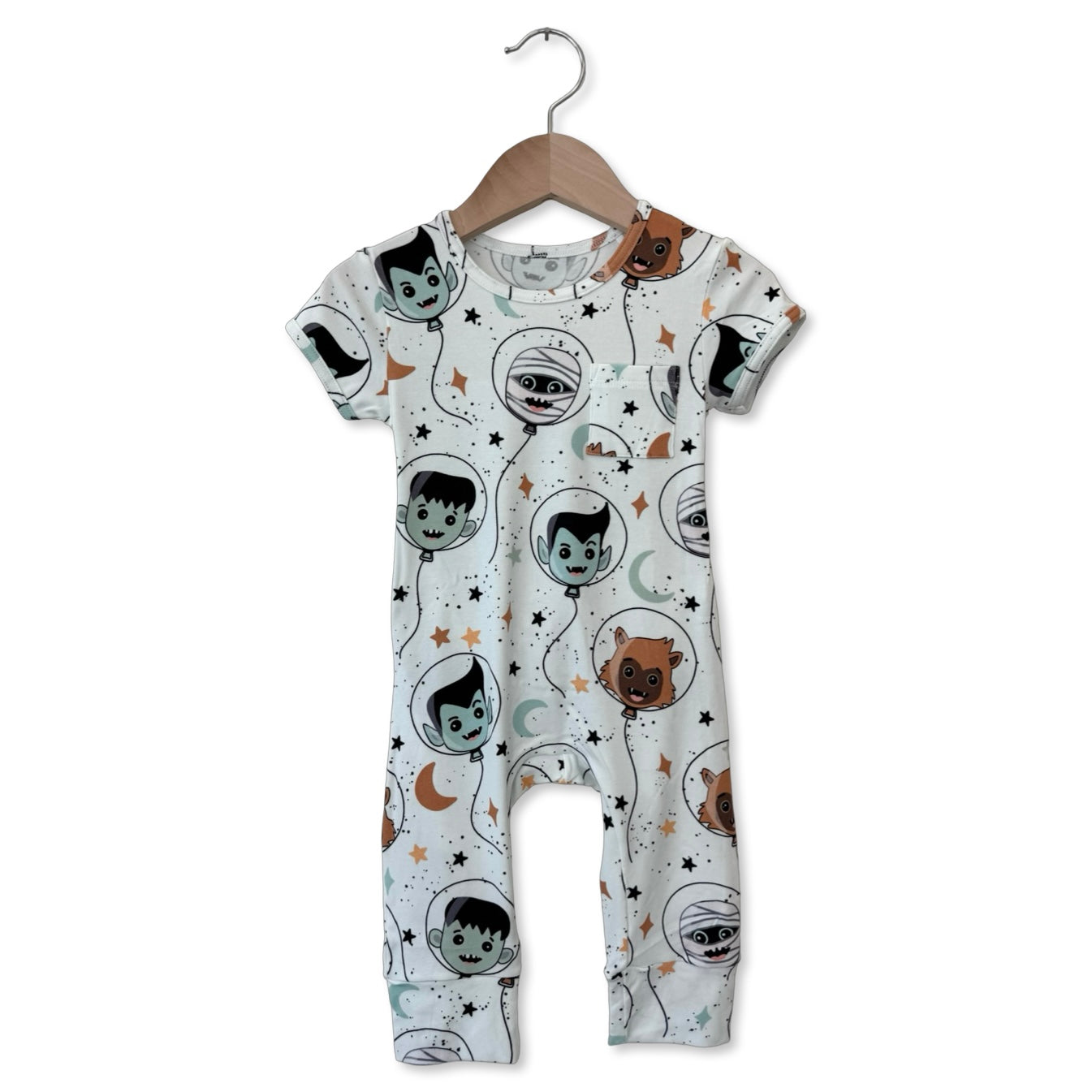 Scare In The Air Short Long Romper Luxe Edition | Cotton Bamboo Blend