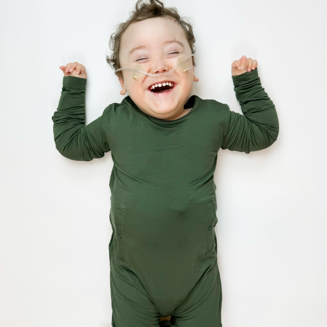 Forest Adaptive Tube Access Day to Night Romper