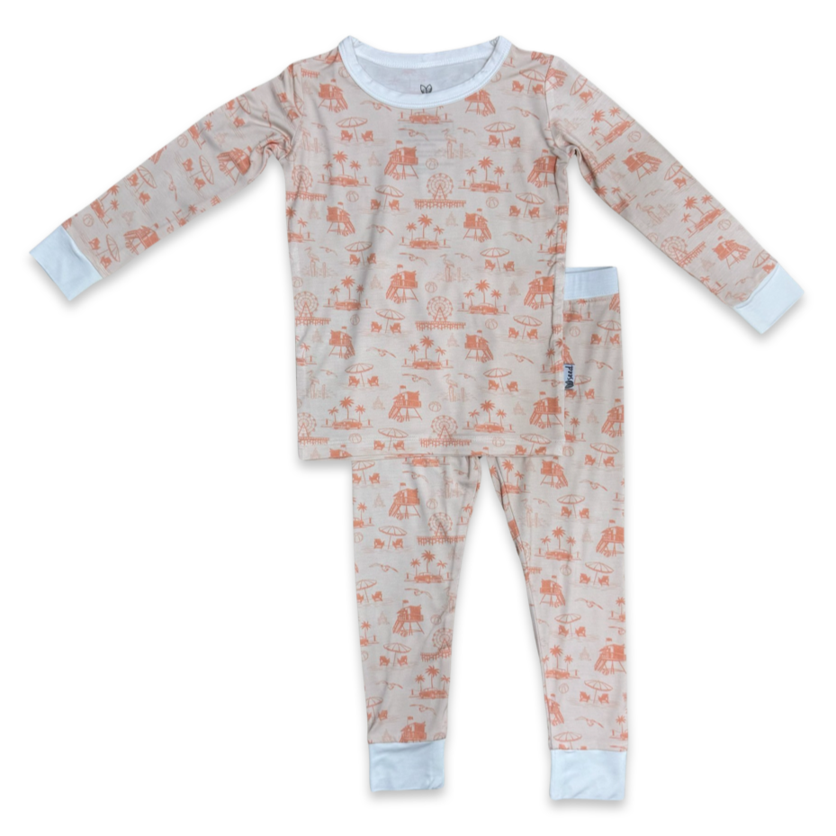 Party on the Pier Two Piece Kid's Jammie Set