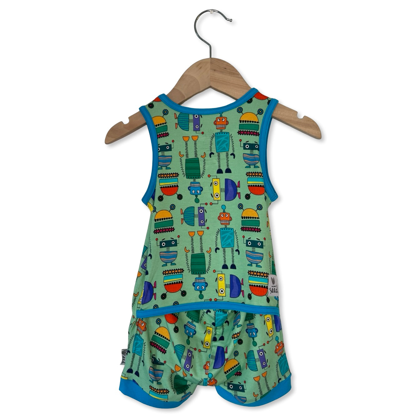 Bot Pop Sleeveless Shorty Romper