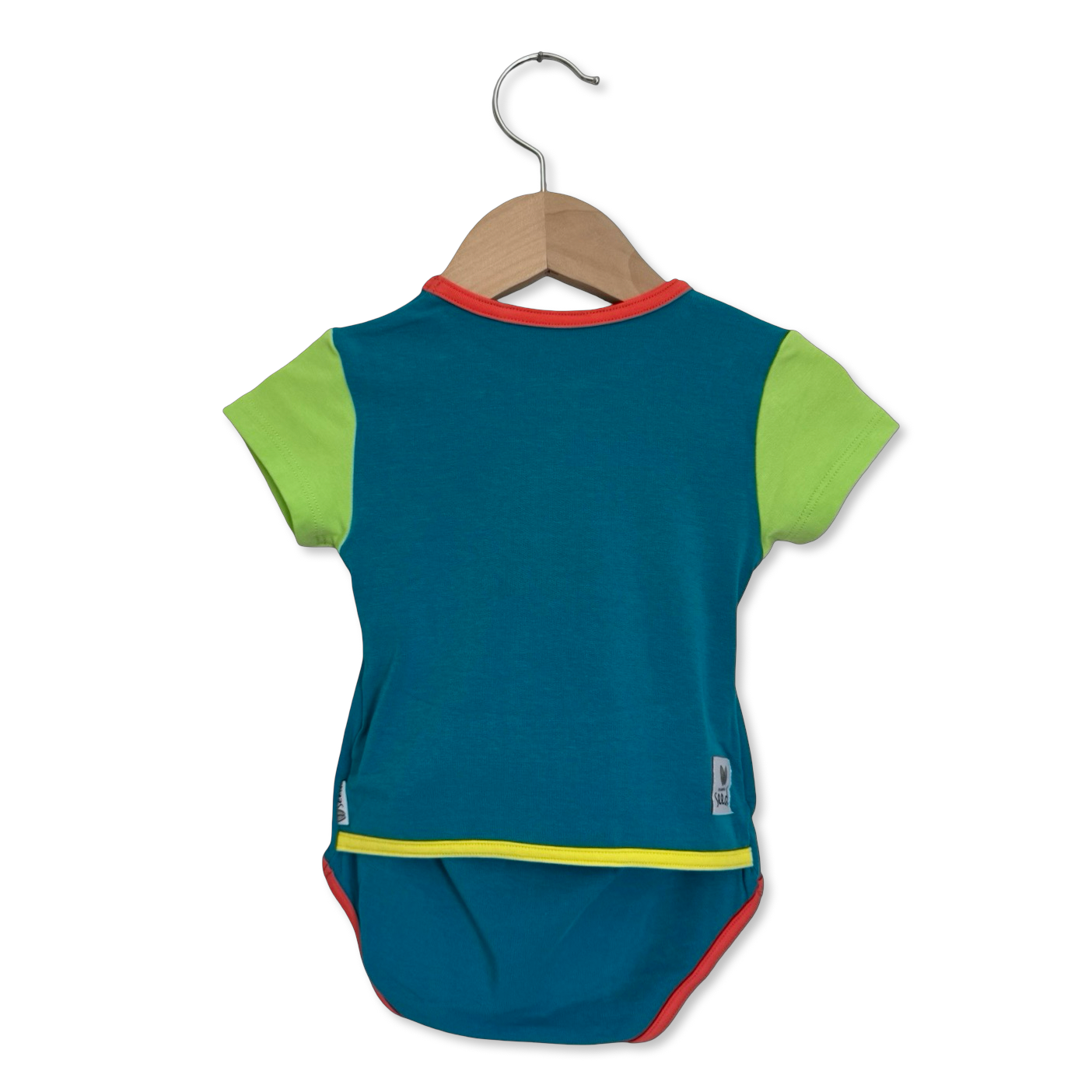 Funky Fresh Short Sleeve Snuggle Bug Bodysuit Luxe Edition | Cotton Bamboo Blend