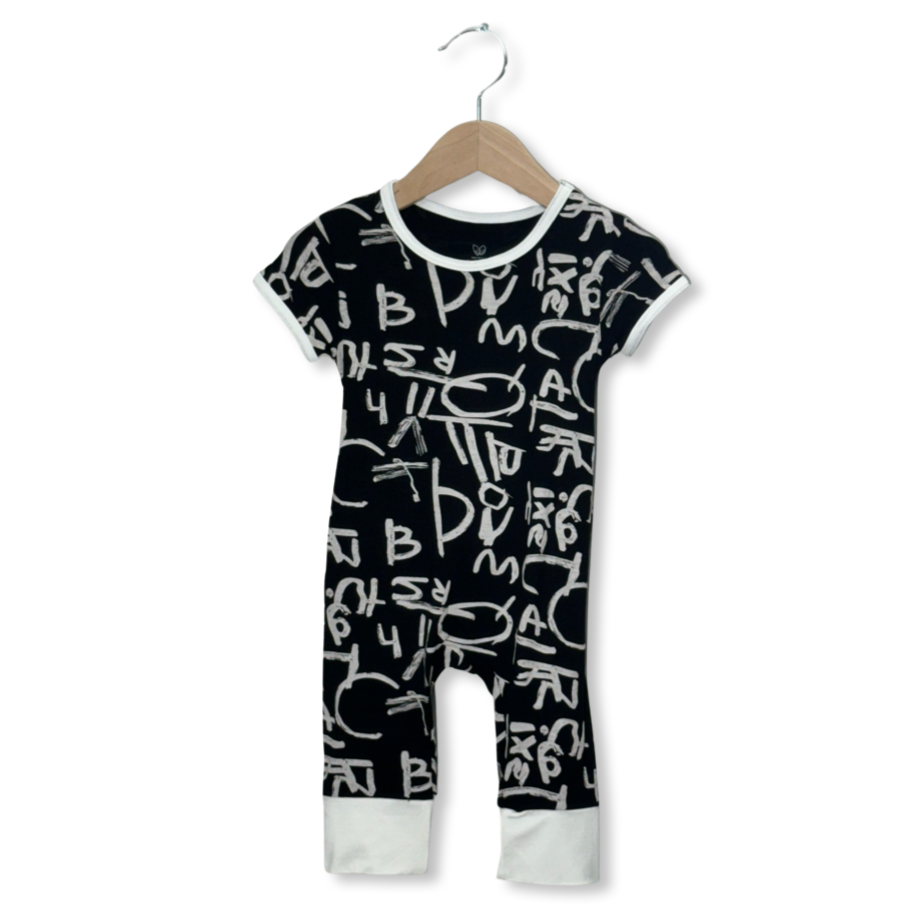 Alphabet for Autism Short Long Romper