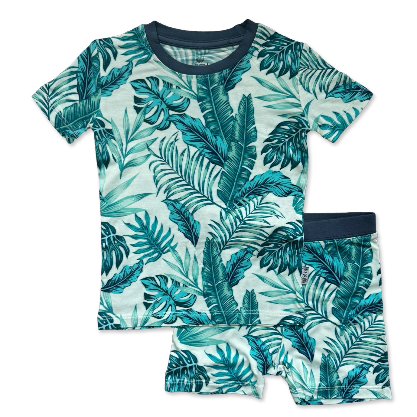 Monstera Two Piece Short Jammie Set (18-24 mth- 5T)