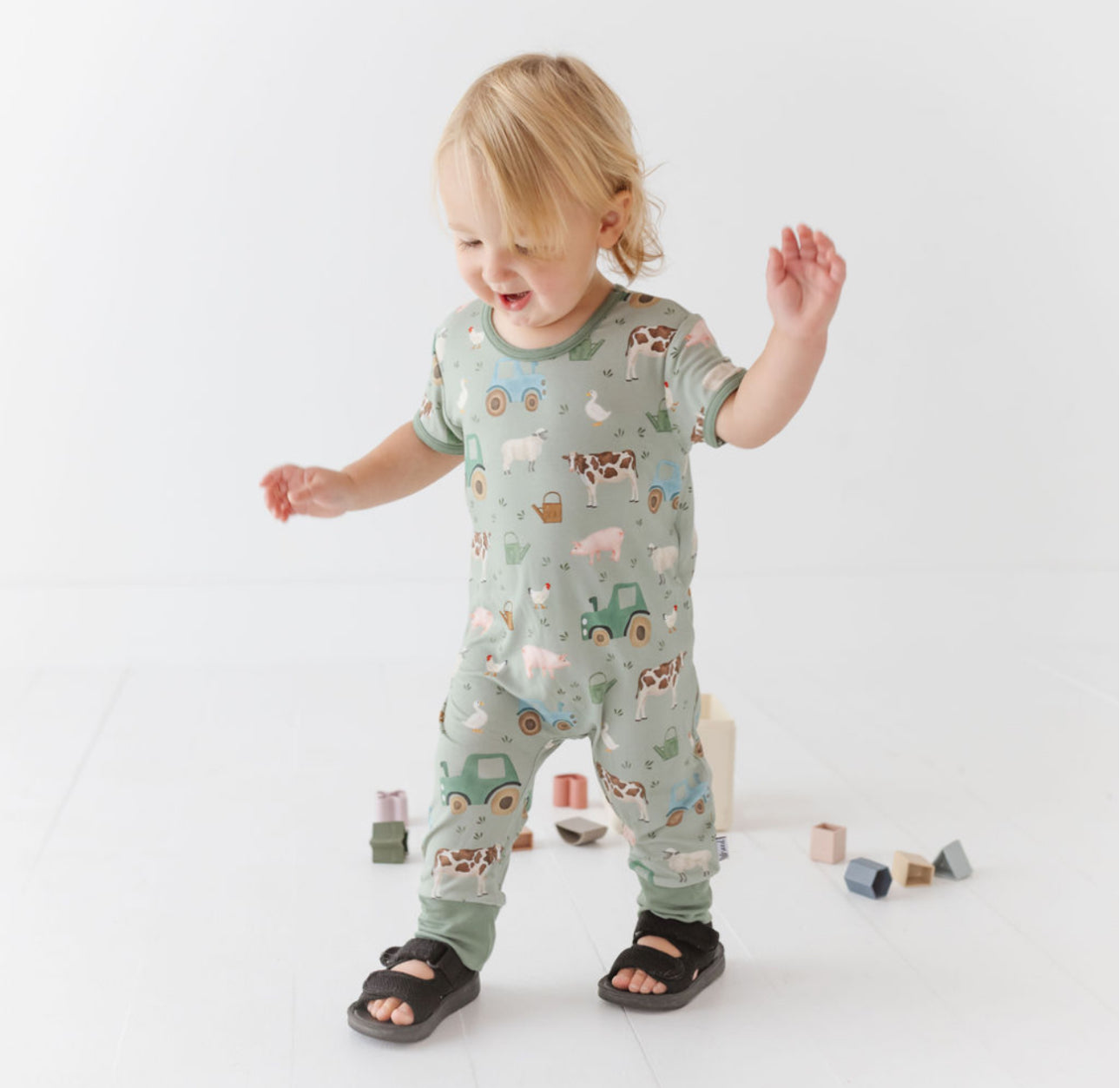Hay There Short Long Romper