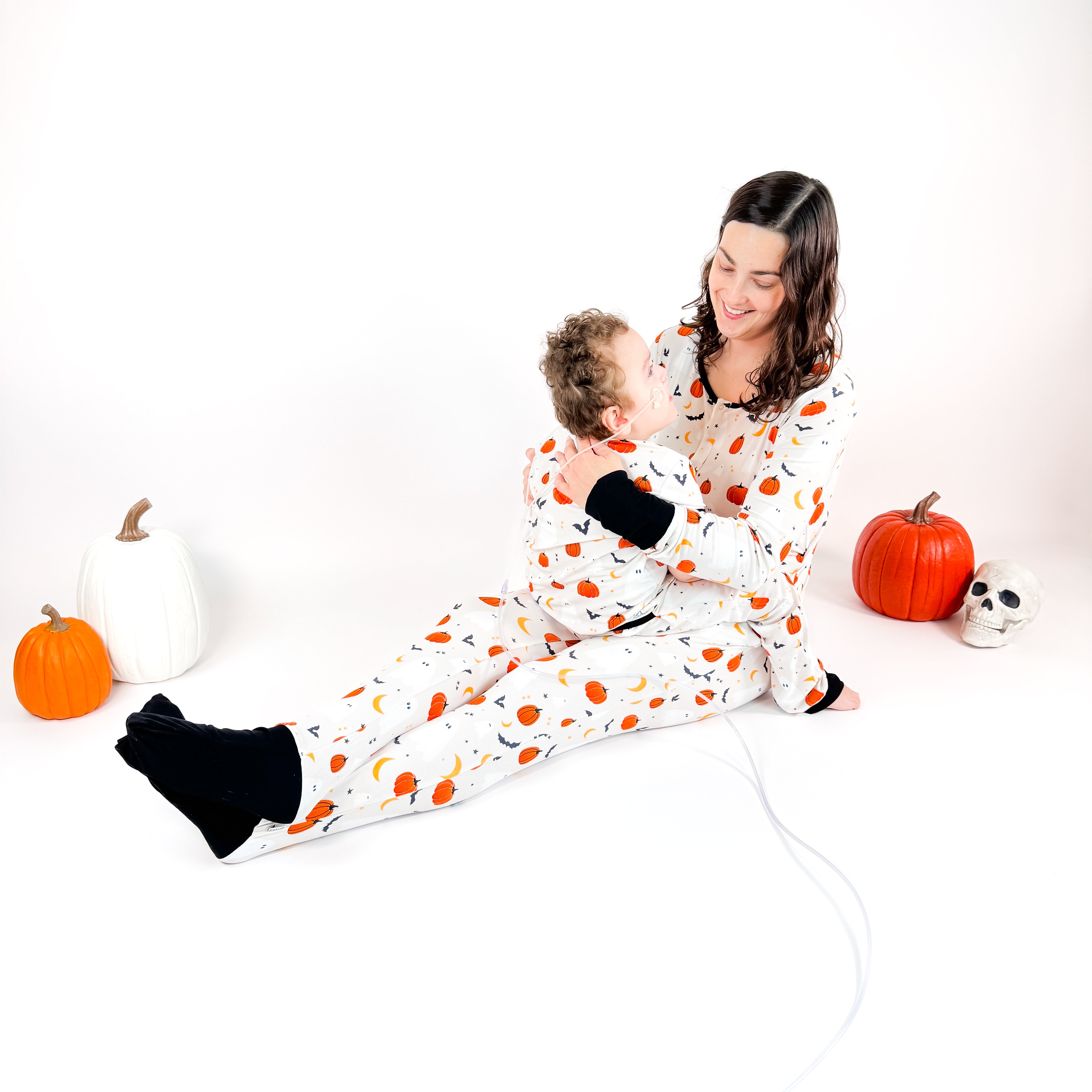 Boo Bash Adaptive Tube Access Short Long Romper