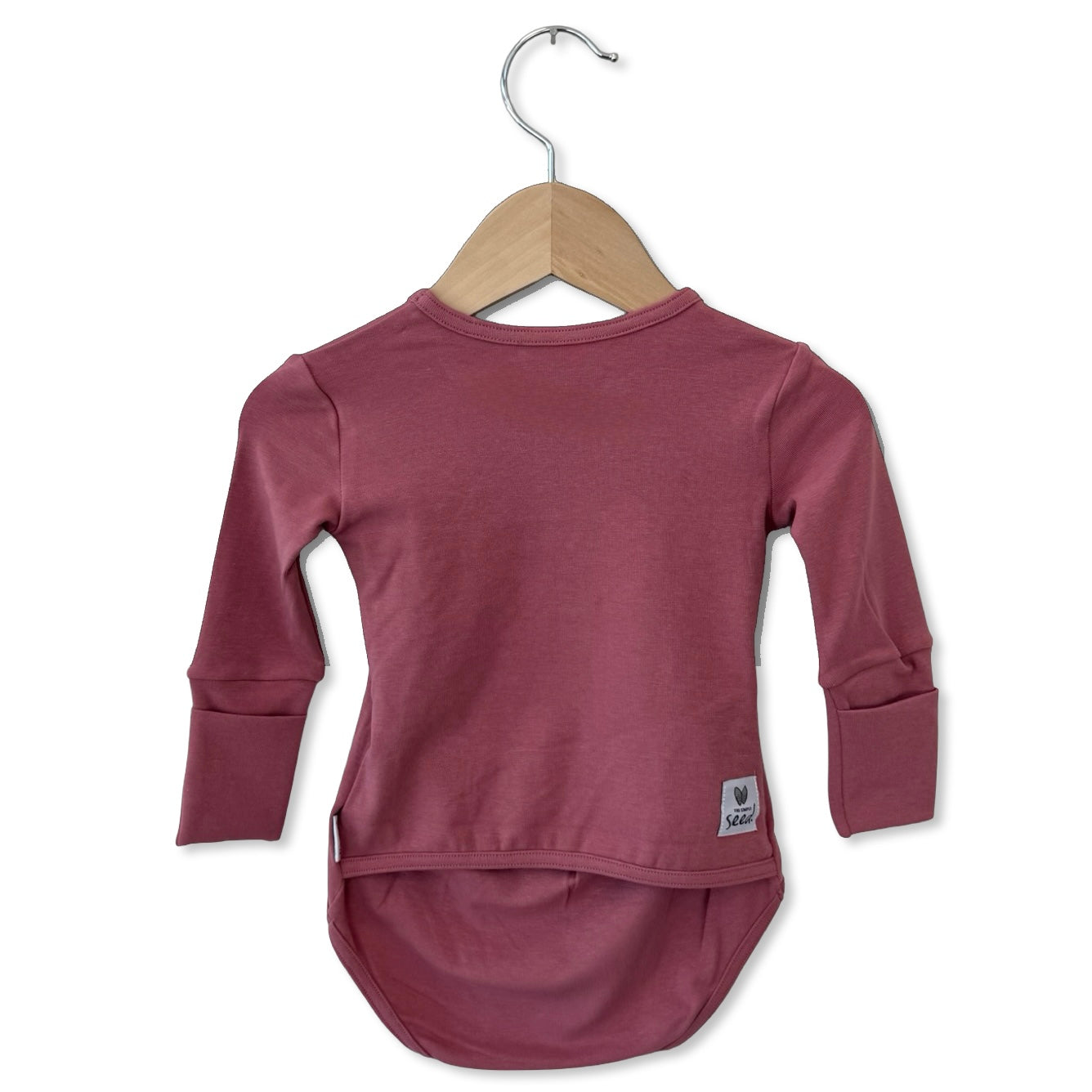 Dusty Rose Snuggle Bug Long Sleeve Bodysuit