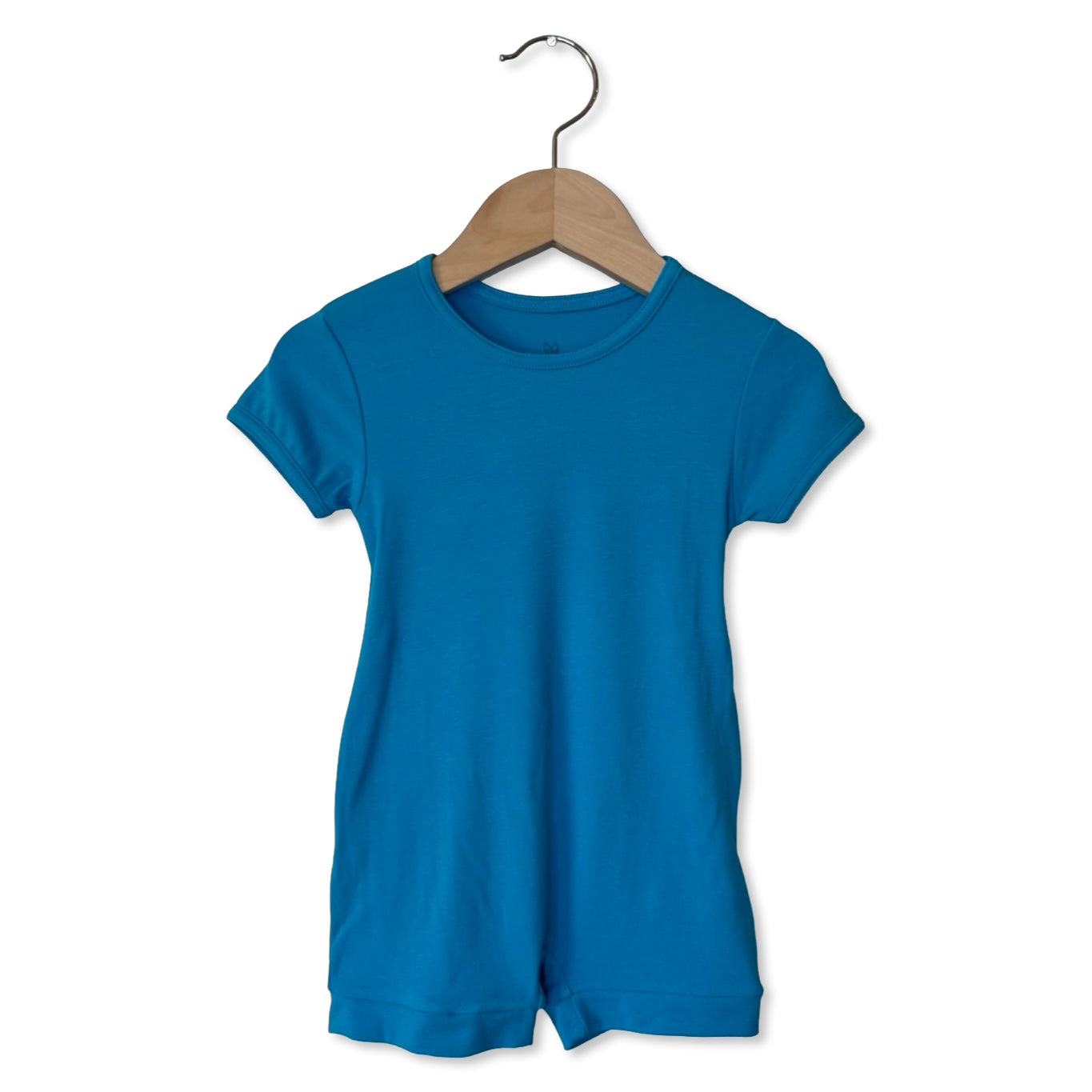 Splash Blue Shorty Romper