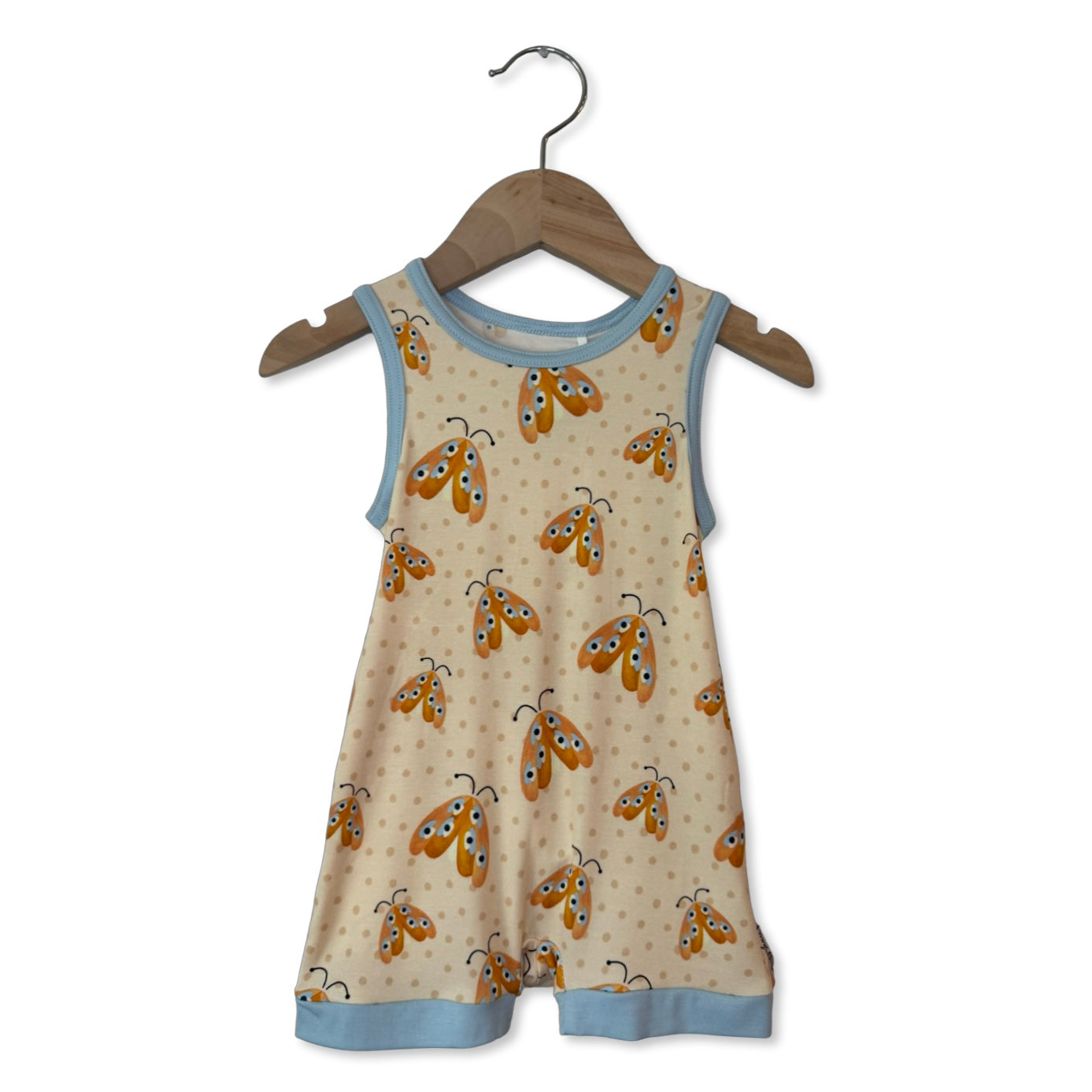 Twinkle Bug Sleeveless Shorty Romper