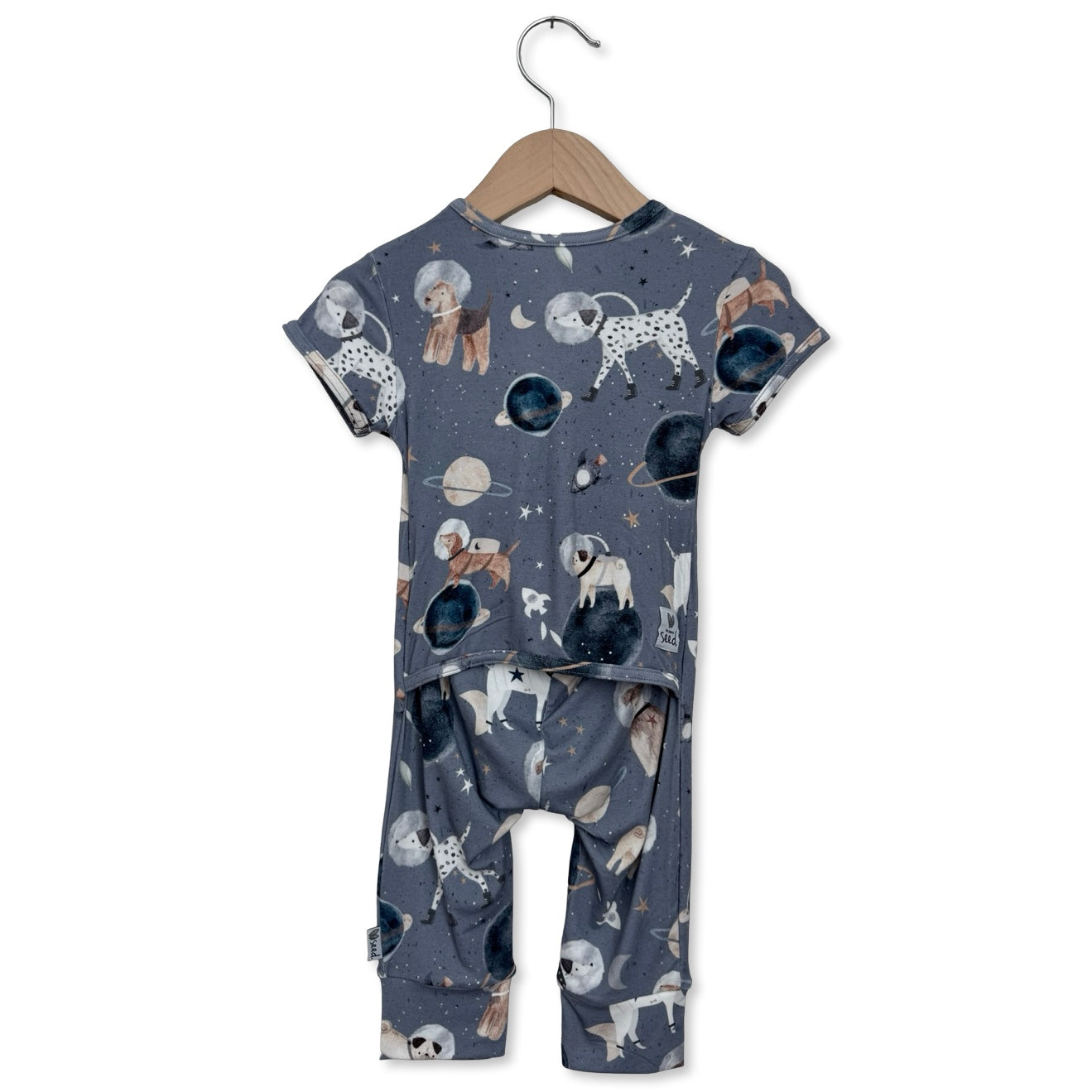 Space Paws Short Long Romper