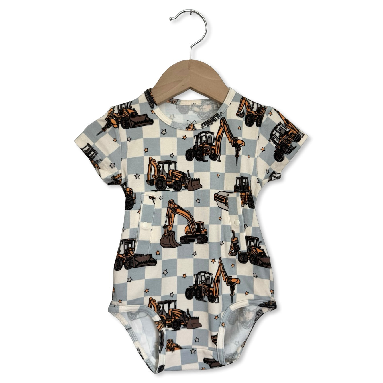 Dirt & Digs Tube Access Short Sleeve Bodysuit Luxe Edition | Cotton Bamboo Blend
