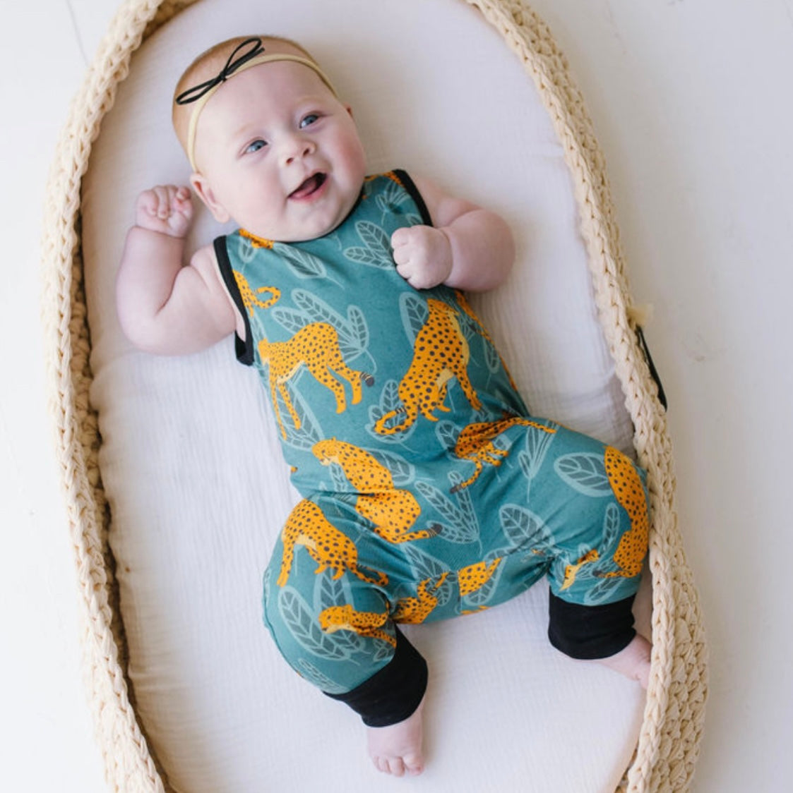 Ch-Ch-Cheetah Sleeveless Romper