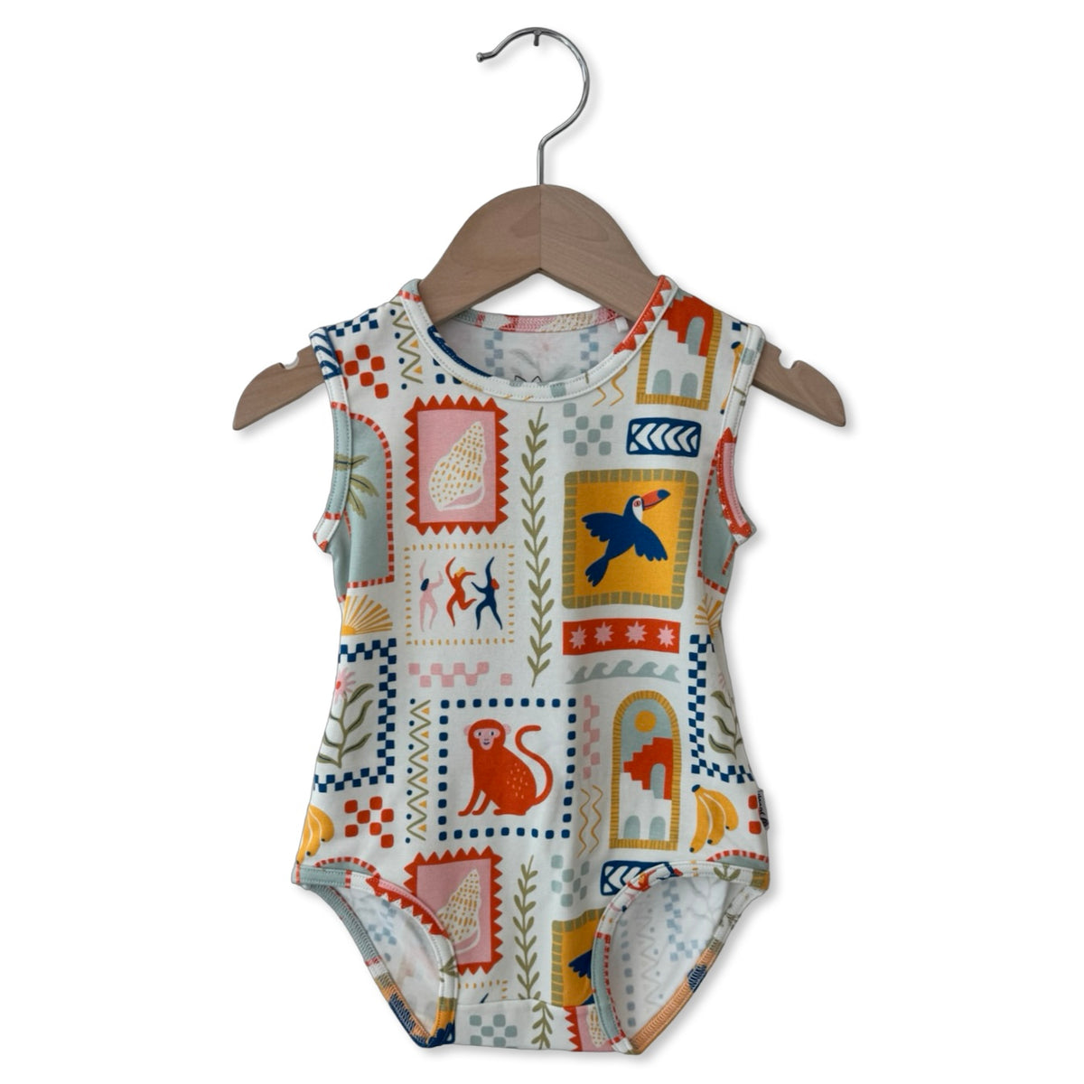 Little Rio Snuggle Bug Sleeveless Bodysuit