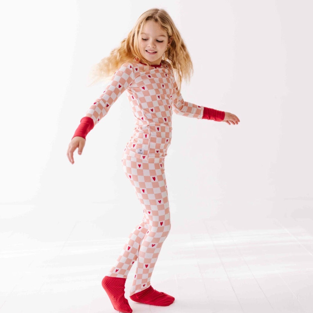 Love, Always All Wrapped Up Kid's Two Piece Jammie Set