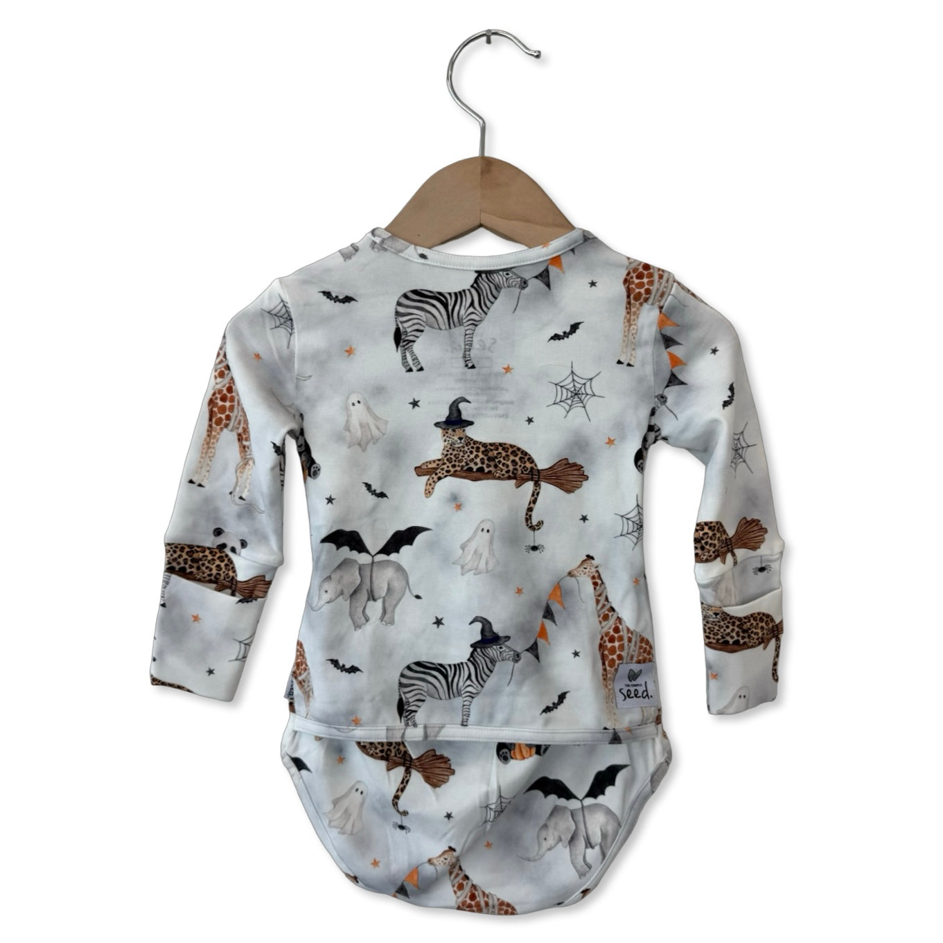 Boo At The Zoo Snuggle Bug Long Sleeve Bodysuit