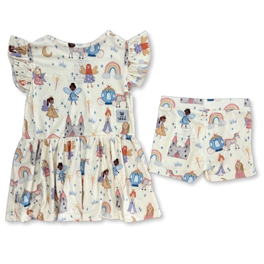 Fairy Princess Twirl Dress & Shorts Kid