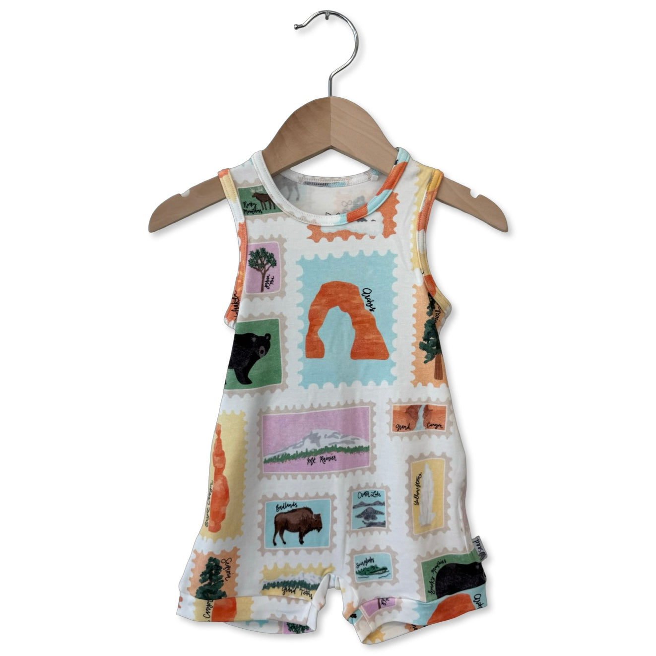 Road Trip Sleeveless Shorty Romper Luxe Edition | Cotton Bamboo Blend