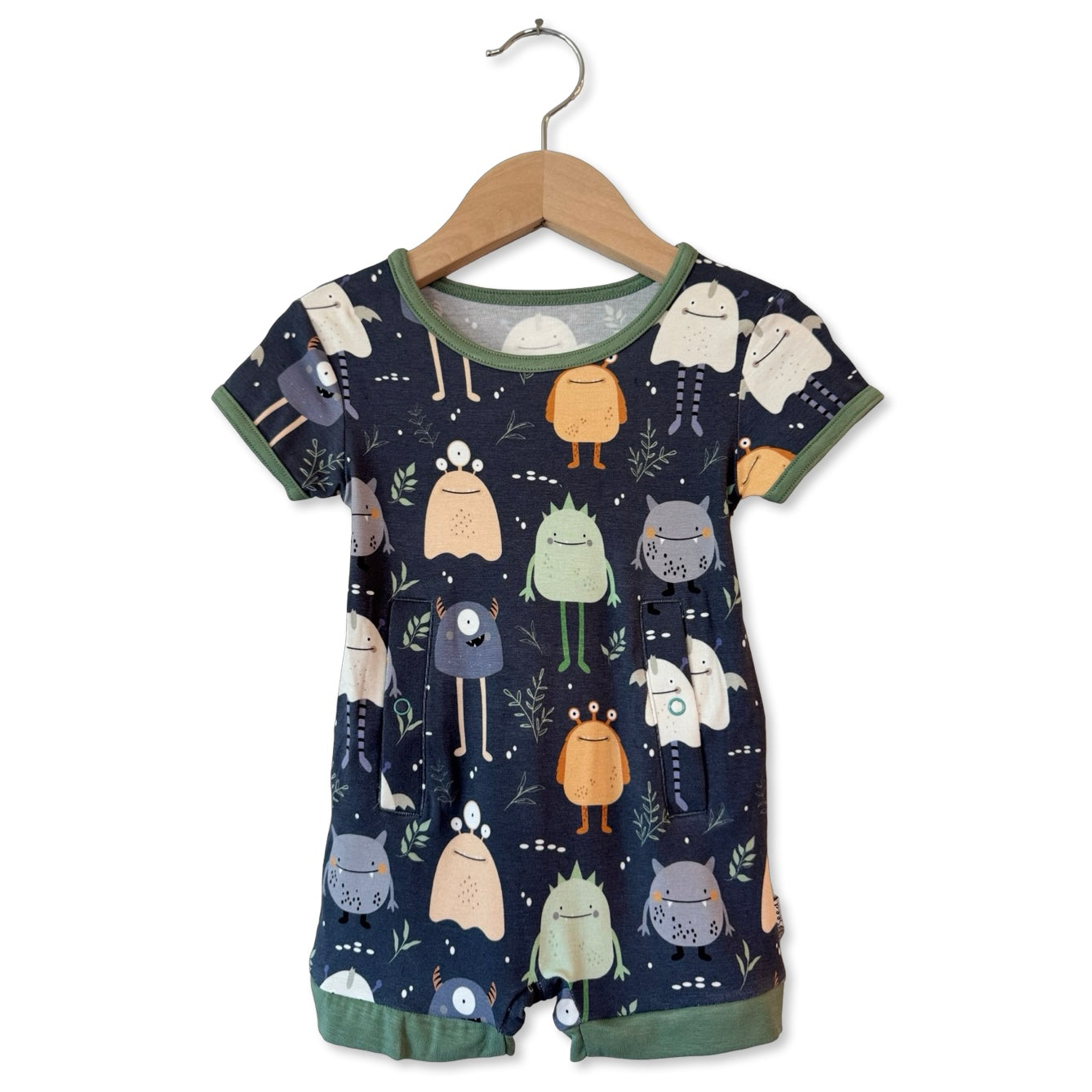 Monster Mash Adaptive Tube Access Shorty Romper