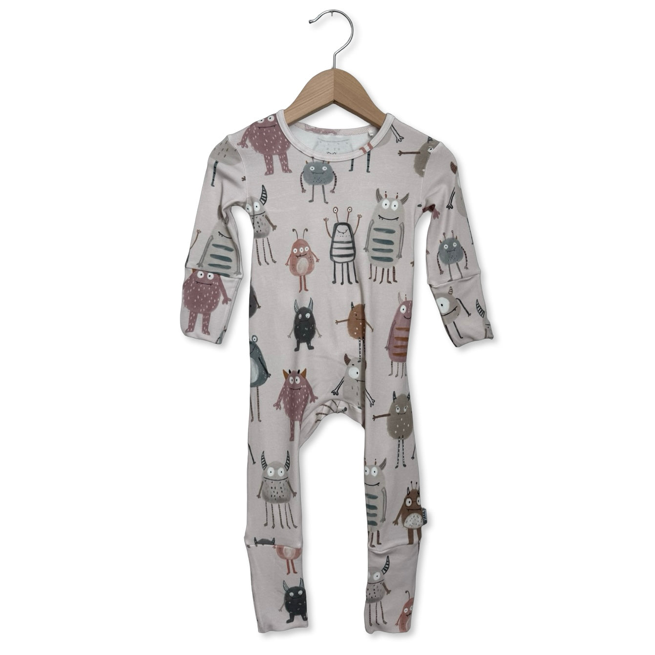 Pink Little Monsters Day to Night Romper Luxe Edition | Cotton Bamboo Blend