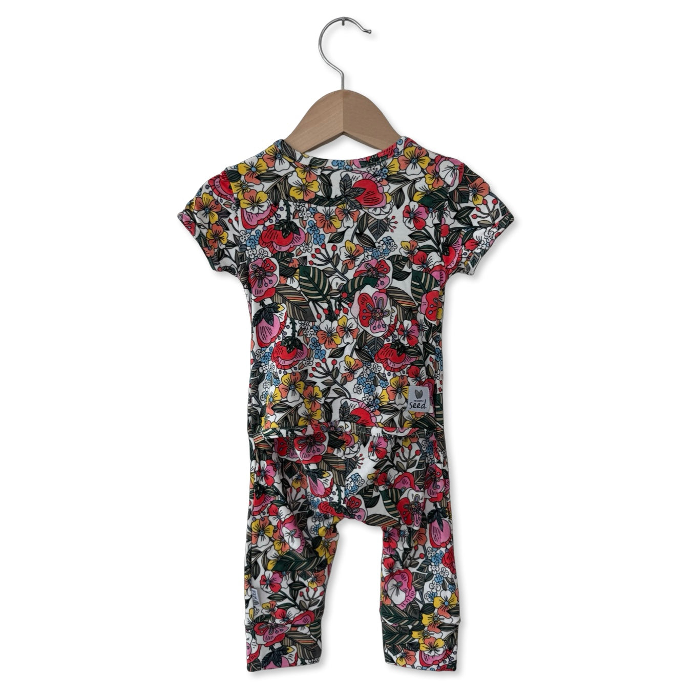 Le Fleur Short Long Romper Luxe Edition | Cotton Bamboo Blend