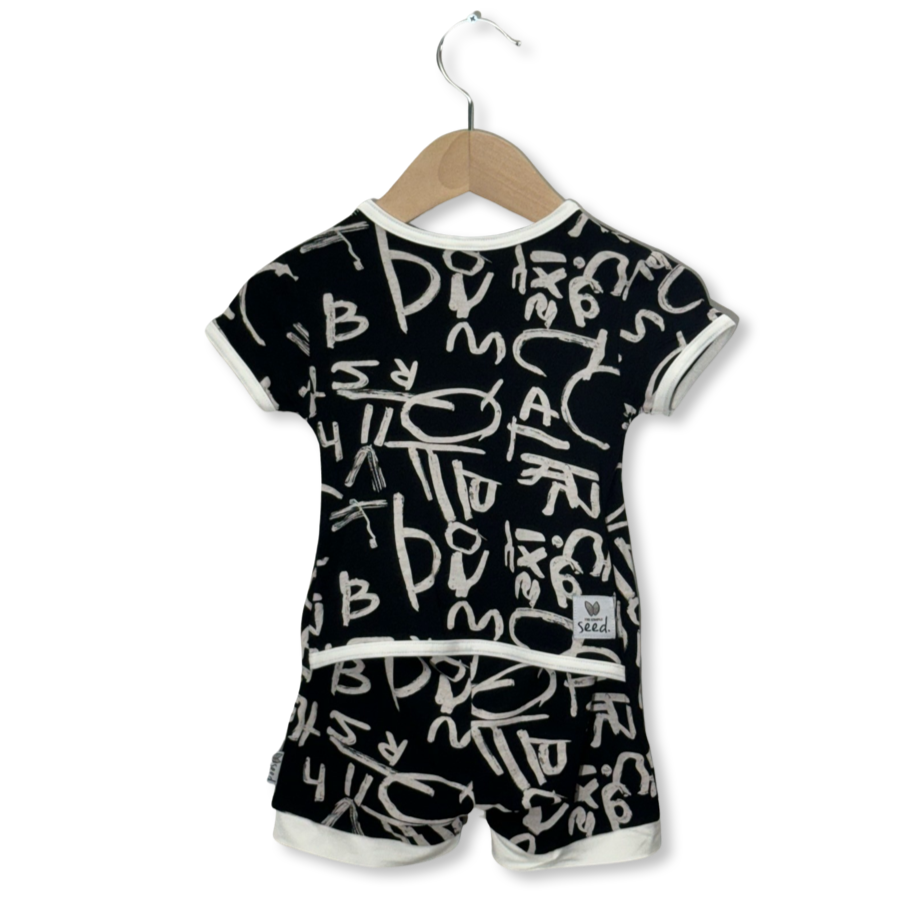 Alphabet for Autism Shorty Romper