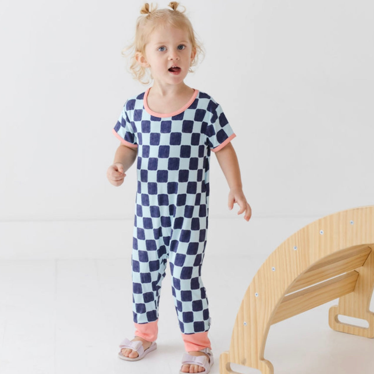 Block n’ Pop Short Long Romper
