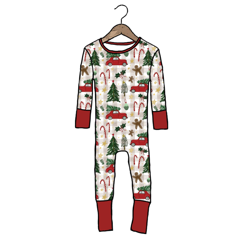 Off to Pick Pines Kid's Day to Night Romper