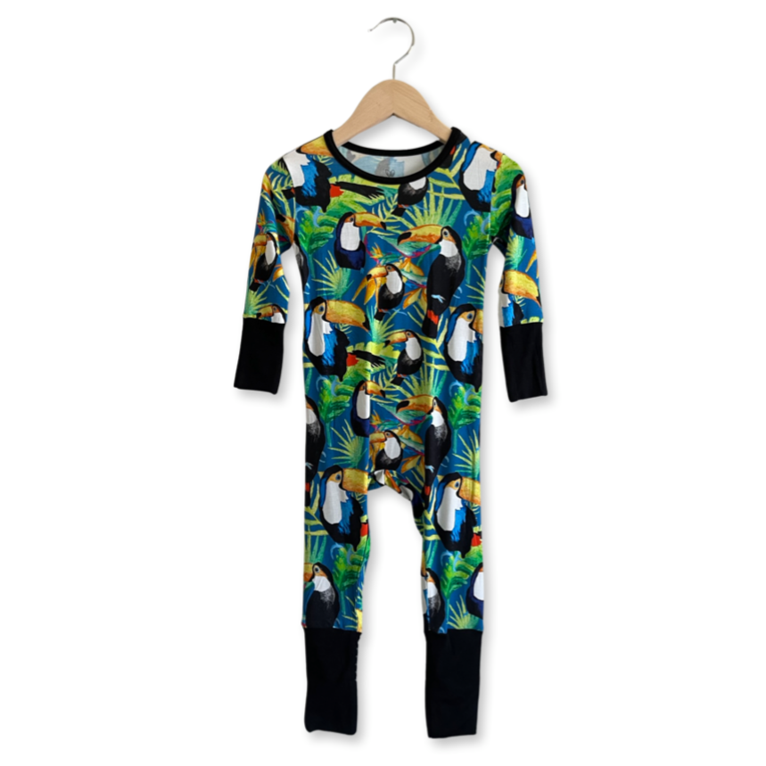 Toucan Jungle Kid's Day to Night Romper