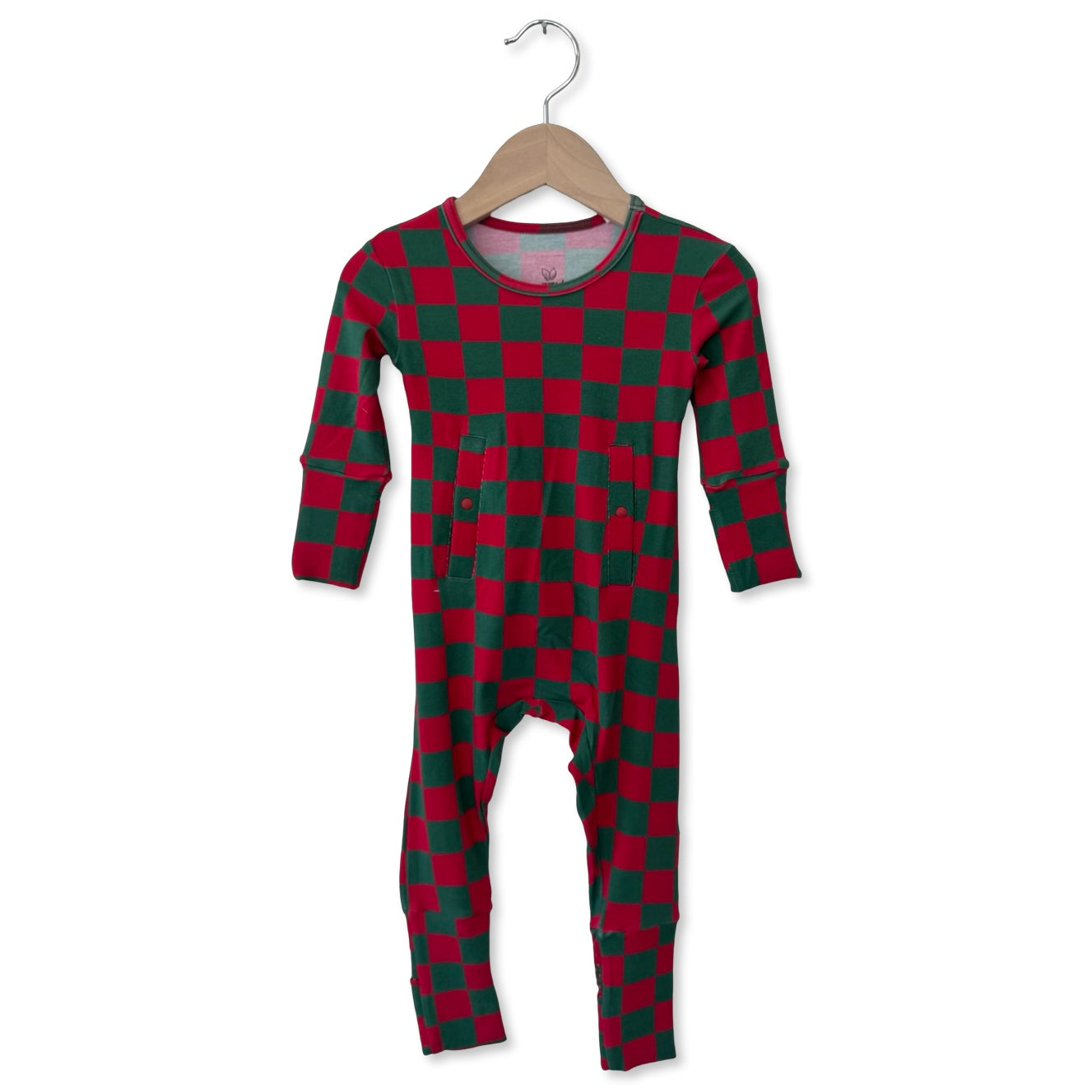 Merry Checkmas Tube Access Day to Night Romper Luxe Edition | Cotton Bamboo Blend