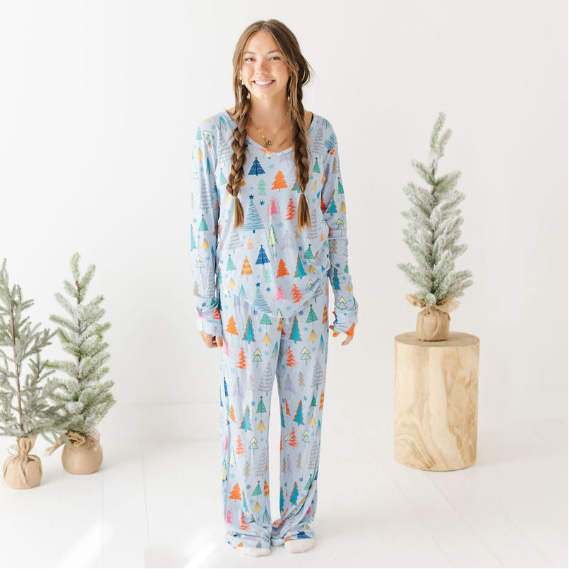 Tinsel Twist Women's Long Sleeve Two Piece Set