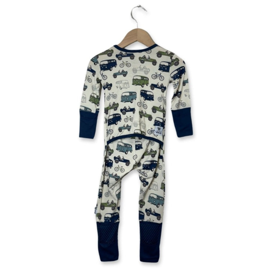On The Go Adaptive Tube Access with snaps Kid's Day to Night Romper