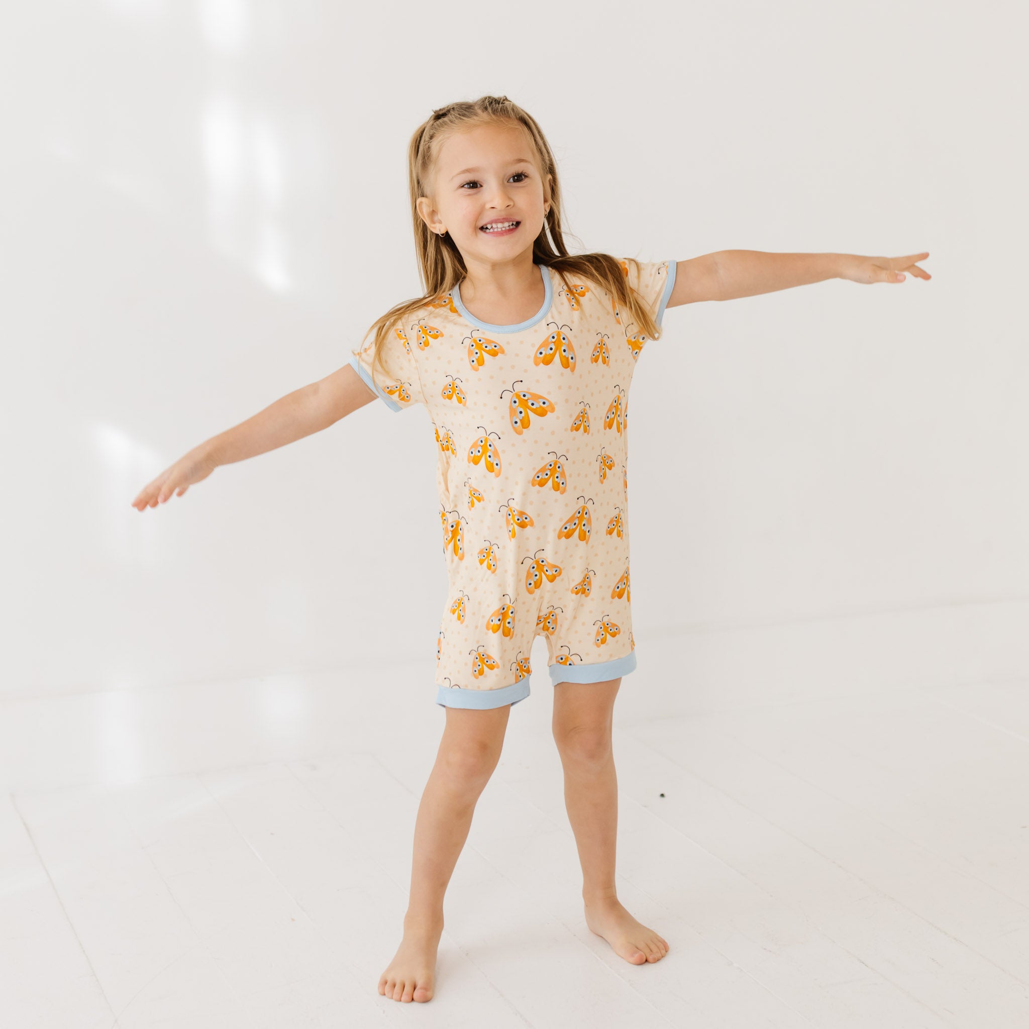 Twinkle Bug Shorty Romper
