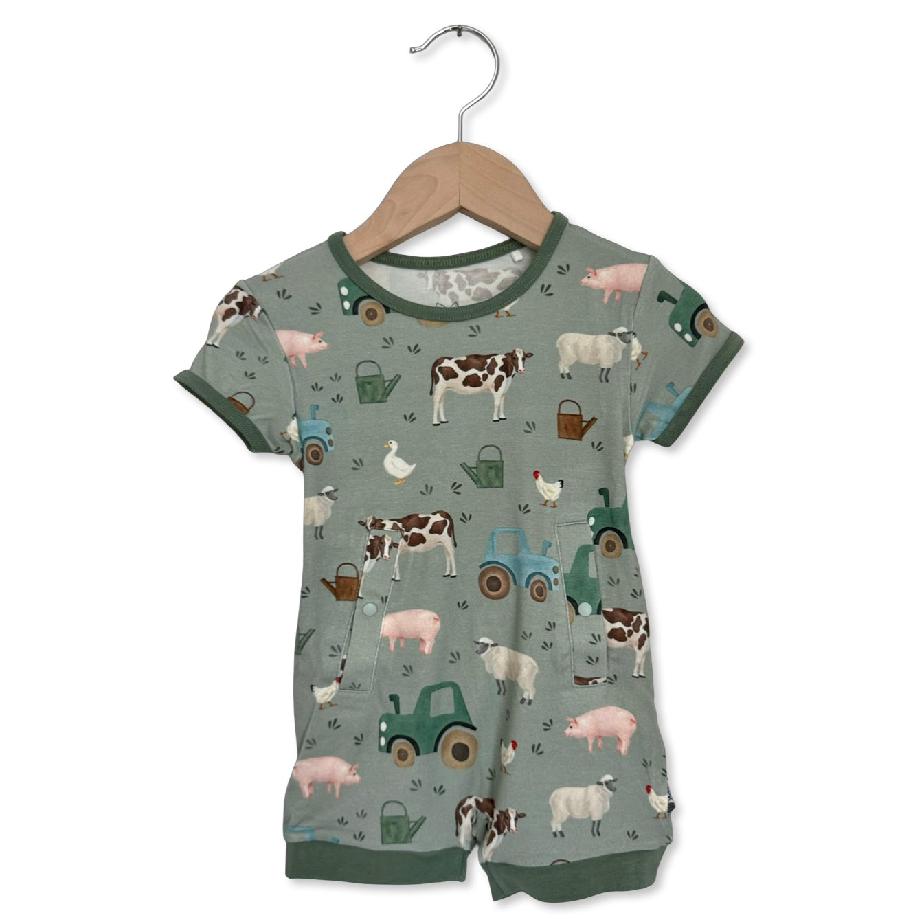 Hay There Adaptive Tube Access Shorty Romper