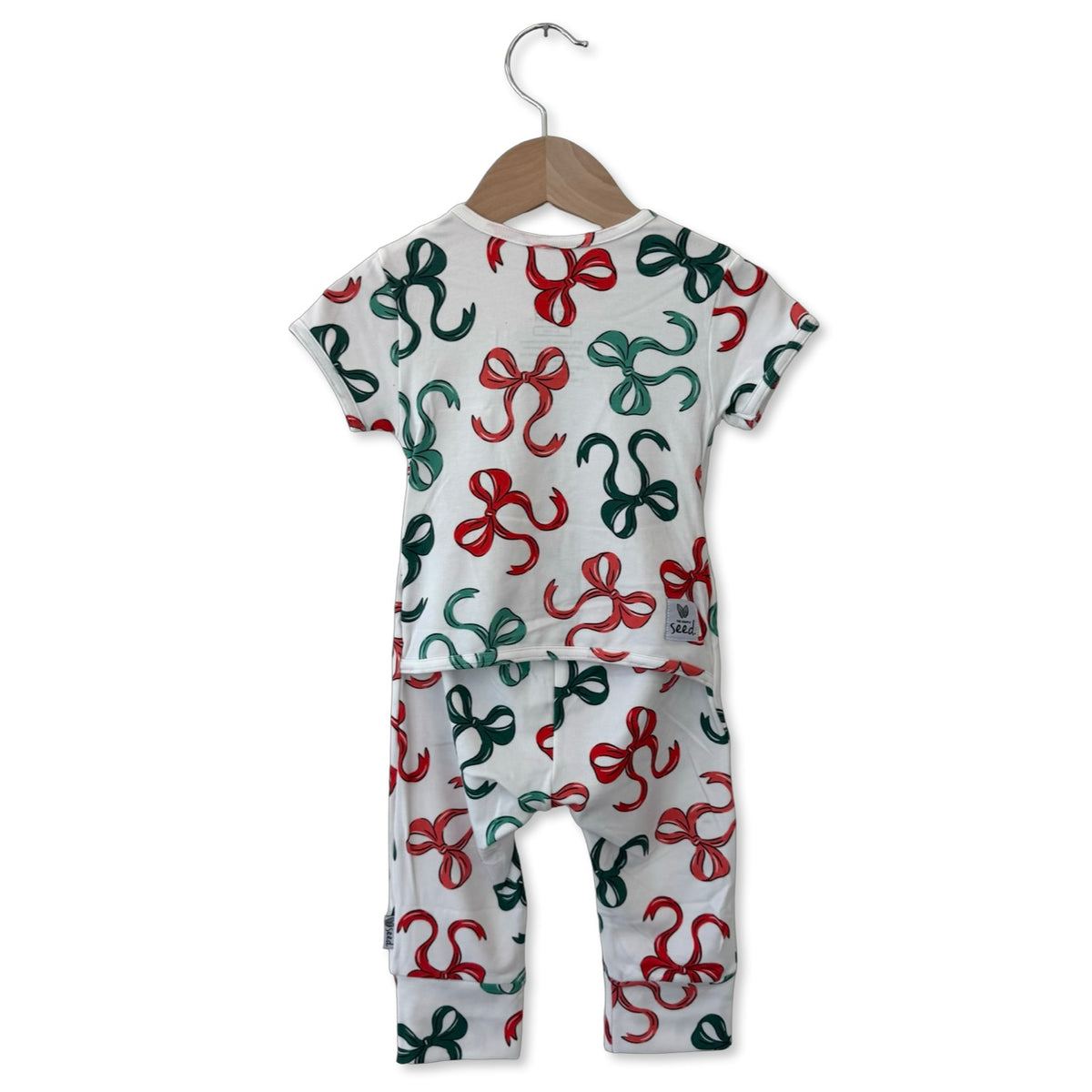 Bows Of Holly Short Long Romper Luxe Edition | Cotton Bamboo Blend