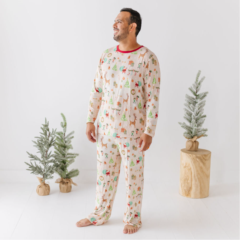 Jolly Jingles Men's Long Sleeve Two Piece Set