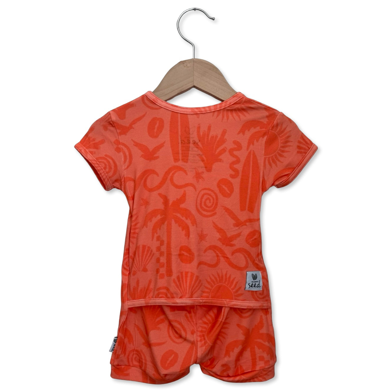 Peachy Beach Shorty Romper