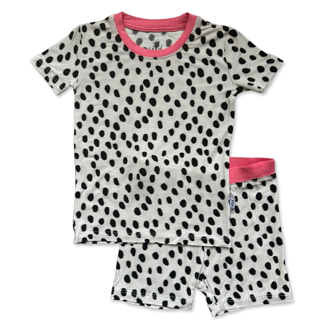 Pebbles Two Piece Kid's Short Jammie Set (6-12/14)