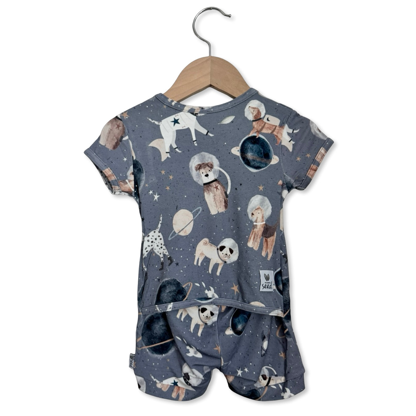 Space Paws Shorty Romper