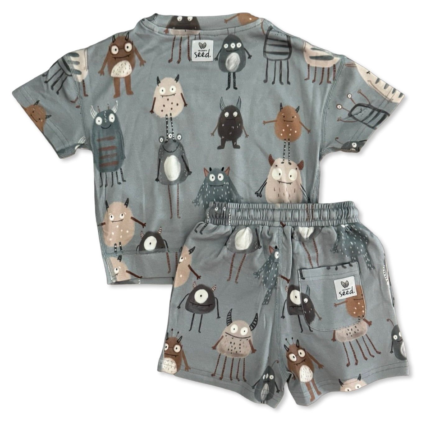 Blue Little Monsters CALM CLOUD Set