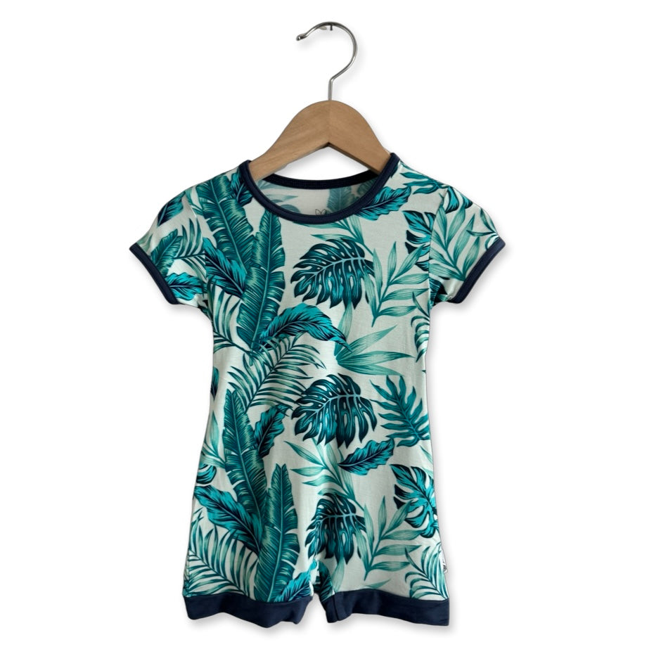 Monstera Shorty Romper