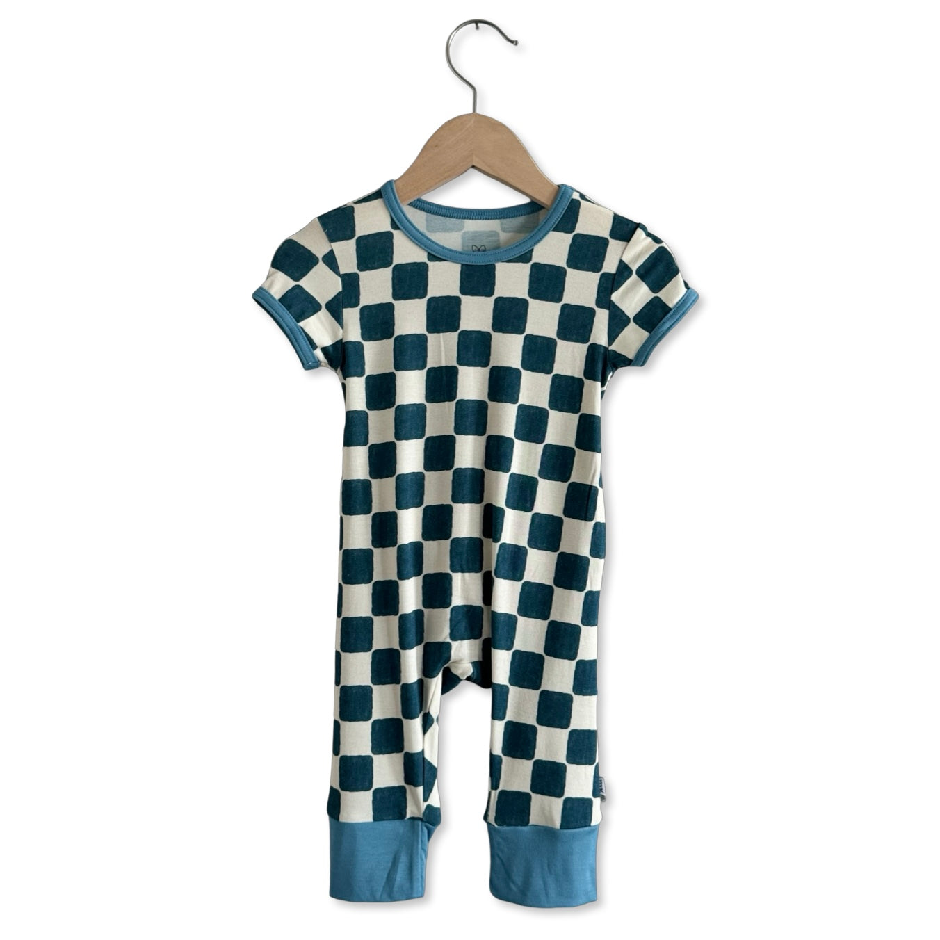 Checker Me Out Kid's Short Long Romper