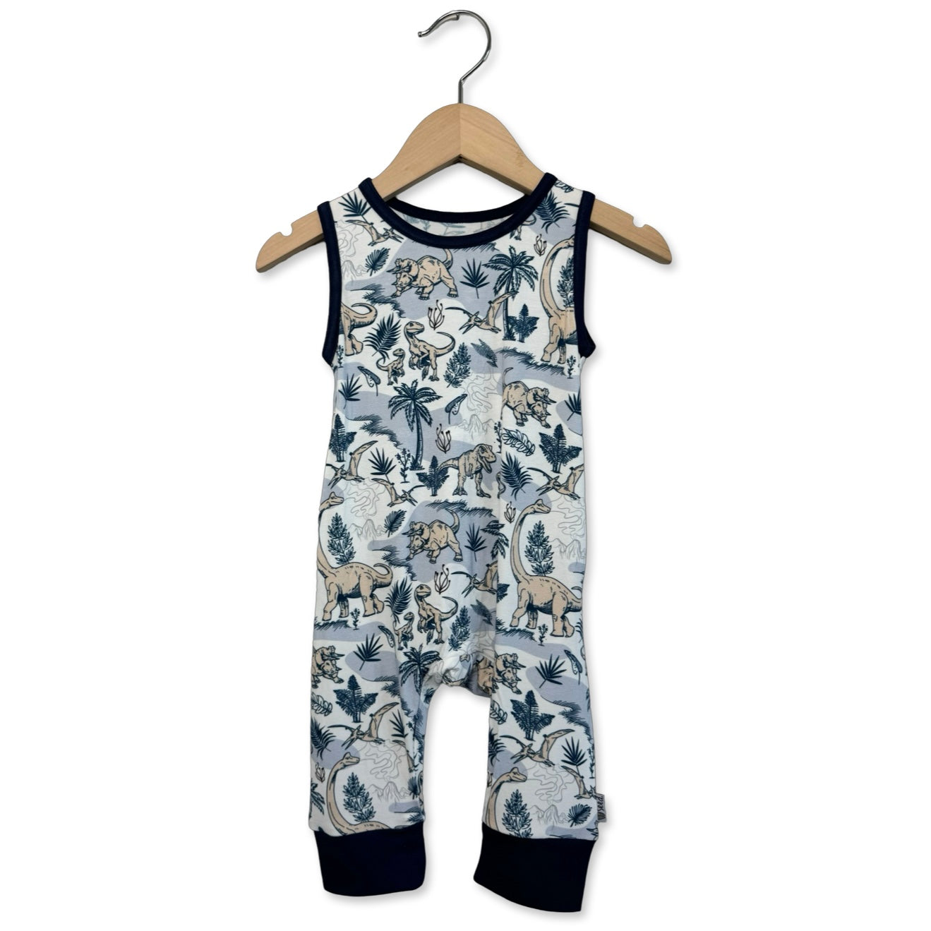 Jurassic Jungle Sleeveless Romper