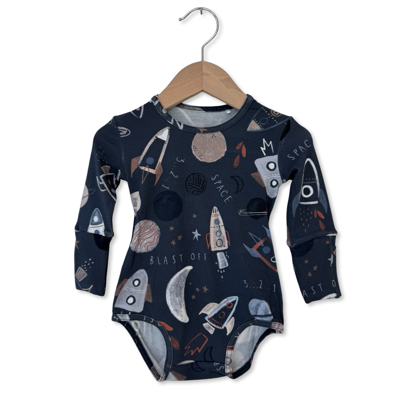 Blast Off Snuggle Bug Long Sleeve Bodysuit