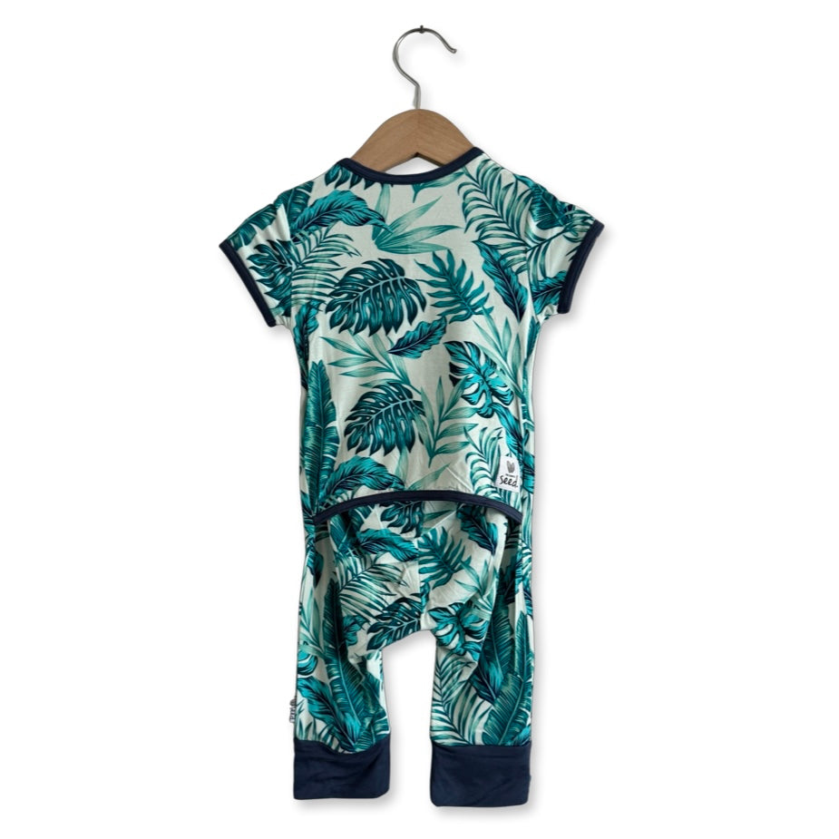 Monstera Short Long Romper