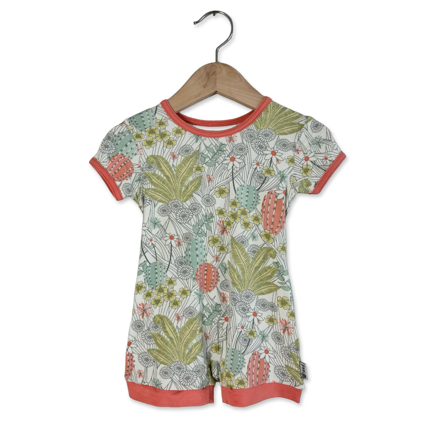Prickly Petals Shorty Romper