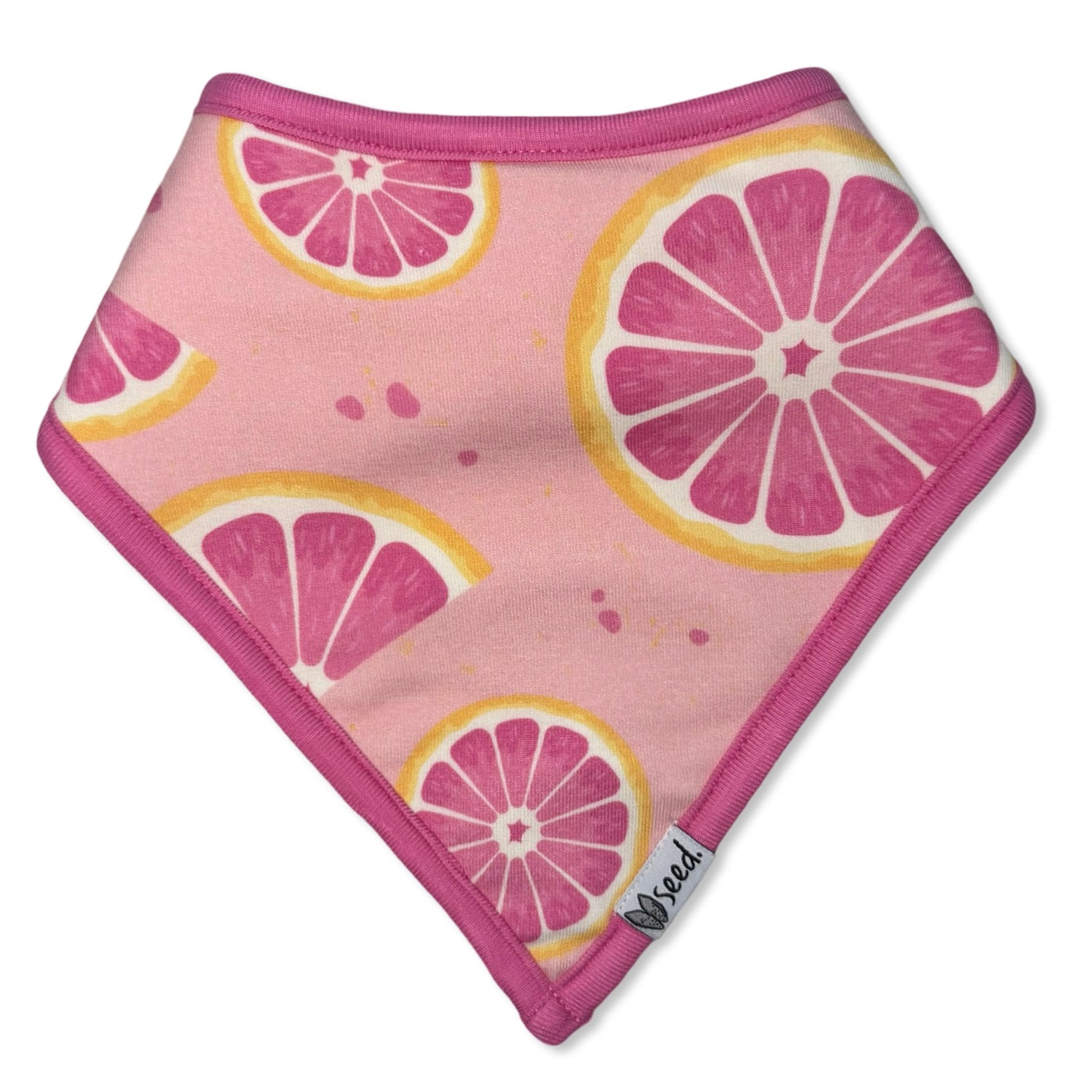 Grapefruit For You Bandana Bib